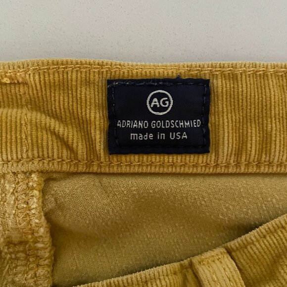 Anthropologie AG Adriano Goldschmied The Stevie Slim‎ Straight Leg Cords, 27R - Picture 4 of 8